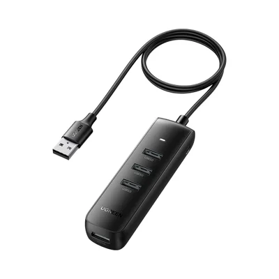 HUB USB 4 Portas USB A 3.0 HD SSD Pendrive Ugreen 5gbps 1m