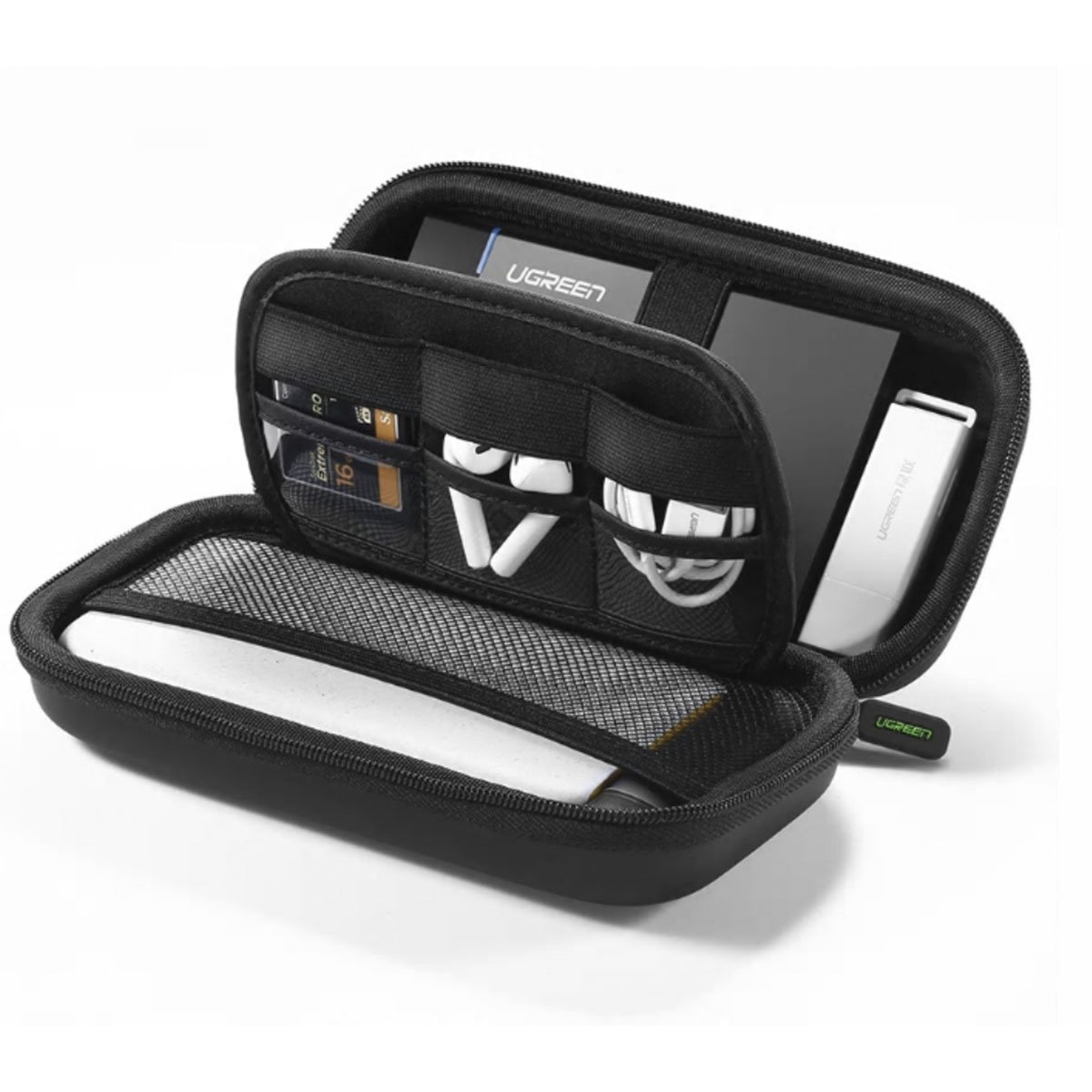 Case Estojo Bag EVA Para HD Externo Ugreen 2.5 Powerbank