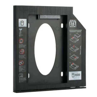 Case Para Hd/ssd Caddy Adaptador Sata 9,5 Mm Knup - Kp-hd021