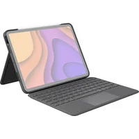 Capa Com Teclado Logitech Combo Touch Ipad Pro 11 1ª,2ª,3ª Geração Teclado Destacável Com Suporte, Touchpad Integrado, Cinza - 920-010095