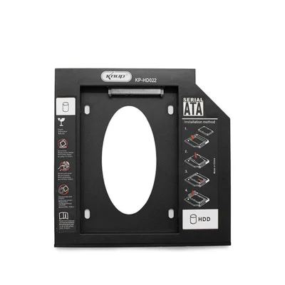 Adaptador De Hd Knup, P/ Notebook, Hdd E SSD, Caddy, 12.7mm - Kp-hd022