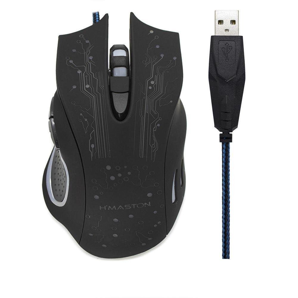 Mouse Gamer H´maston X9| KaBuM!