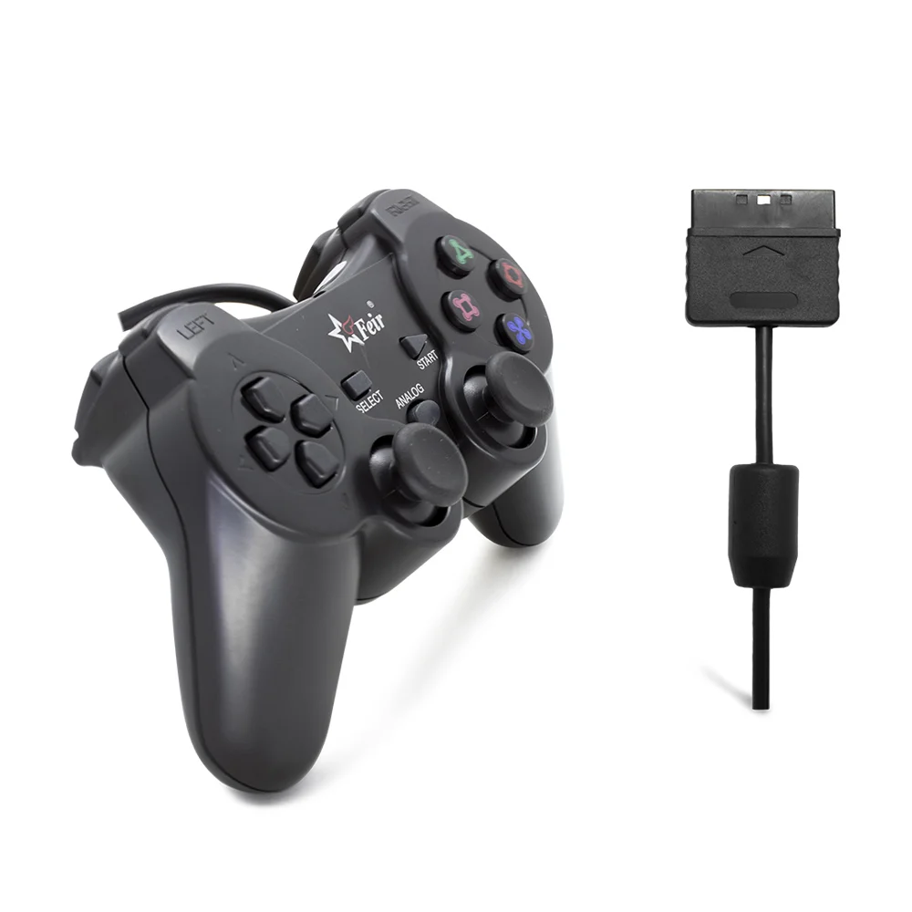 Imagem 3 de 4 do produto Controle Gamer Para Ps2 Feir Fr-201