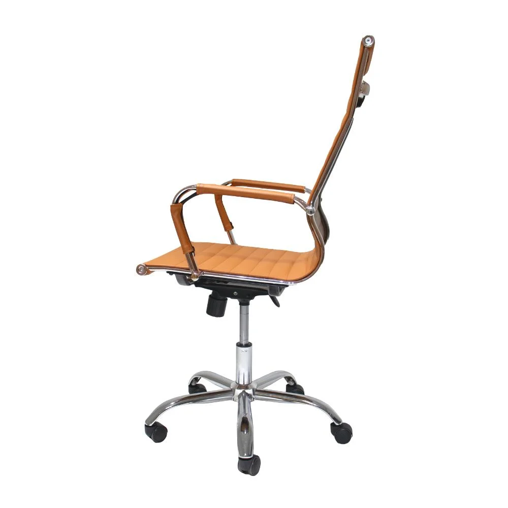 Imagem 4 de 5 do produto Cadeira De Escritório Presidente Stripes Caramelo