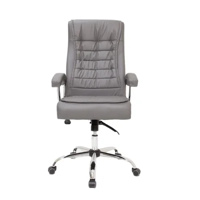 Cadeira De Escritório Baba Shop Presidente Big Cinza Peso Máx. Recomendado: 150 kgs.
