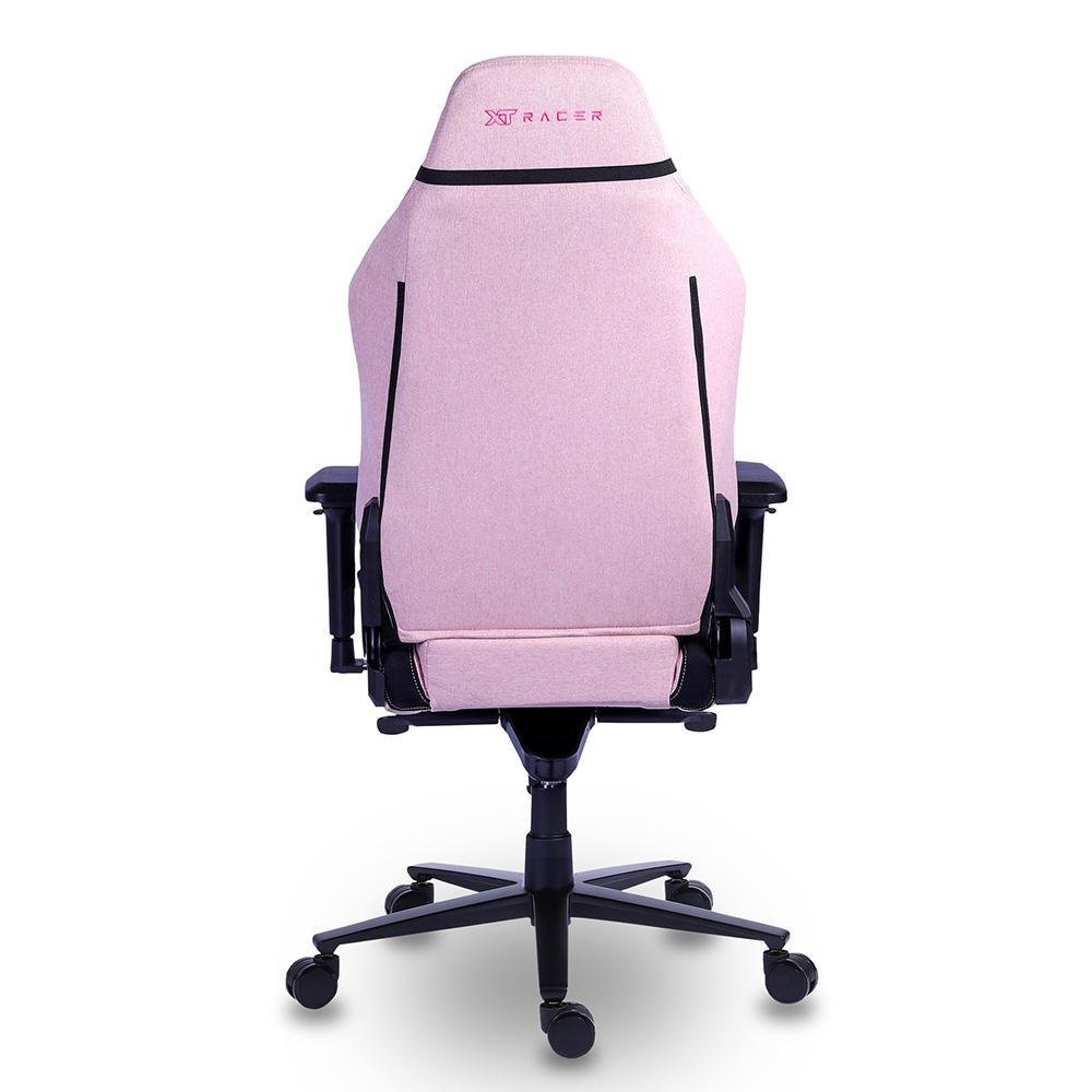 Cadeira Gamer, XT Racer Draco, Reclinável Ergonômica, Tecido Polyester, Preto e Rosa. Cadeira Gamer, XT Racer Draco, Reclinável Ergonômica, Tecido Polyester, Preto e Rosa.