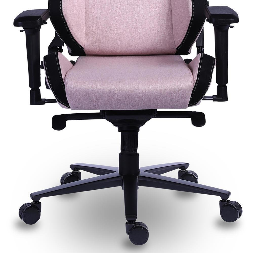 Cadeira Gamer, XT Racer Draco, Reclinável Ergonômica, Tecido Polyester, Preto e Rosa. Cadeira Gamer, XT Racer Draco, Reclinável Ergonômica, Tecido Polyester, Preto e Rosa.