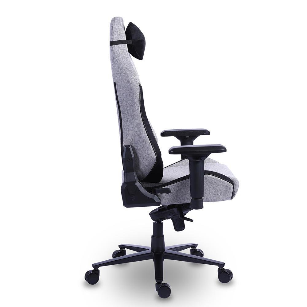 Cadeira Gamer, XT Racer Draco, Reclinável Ergonômica, Tecido Polyester, Preto e Cinza. Cadeira Gamer, XT Racer Draco, Reclinável Ergonômica, Tecido Polyester, Preto e Cinza.