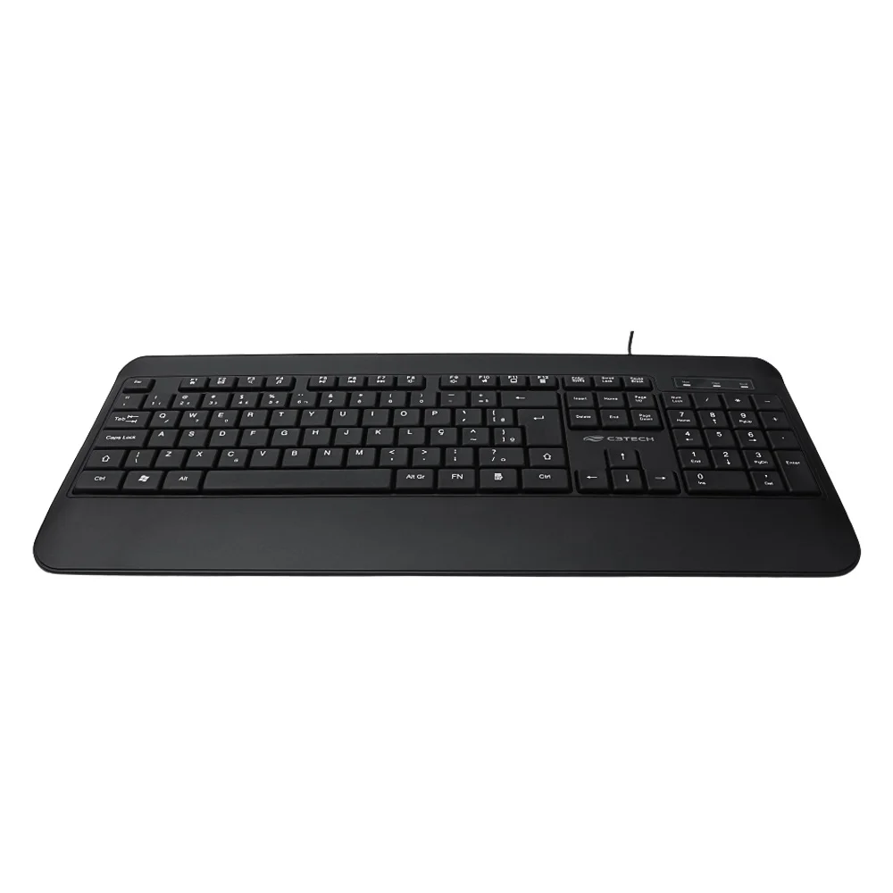 Imagem 2 de 5 do produto Teclado Multimídia C3tech Usb Abnt2 Preto - Kb-m100bk