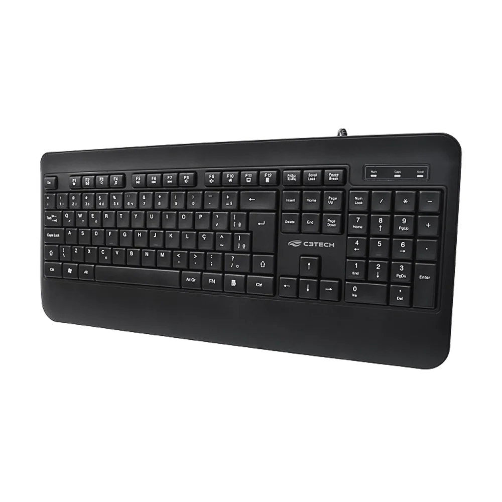 Imagem 4 de 5 do produto Teclado Multimídia C3tech Usb Abnt2 Preto - Kb-m100bk
