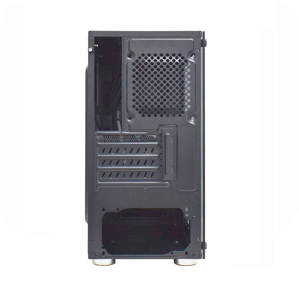 Imagem 5 de 5 do produto Gabinete Gamer K-mex Cg-01kt Hawk Ii Fita Led Rgb Latetal Full Acrílico S/ Fonte - Cg01ktrh0010b0x