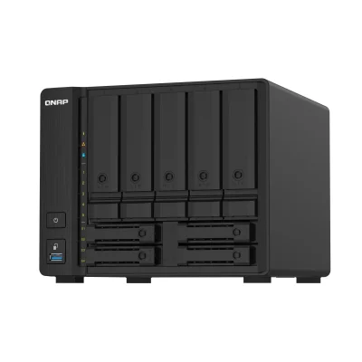 Storage Qnap 4GB Annapurna Labs Alpine AL324, NAS, 3.5 e 2.5, ARM Cortex-A57, 1.7Ghz, DDR4, Torre 5x Baias, Sem HD - TS-932PX-4G