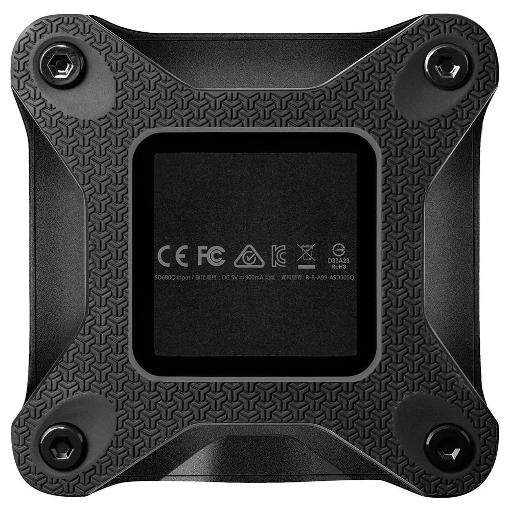Imagem 3 de 5 do produto SSD Externo Portátil Adata Sd600q, 480GB, SATA, Leitura 440mb/s, Gravação 440mb/s, Preto - Asd600q-480gu31-cbk
