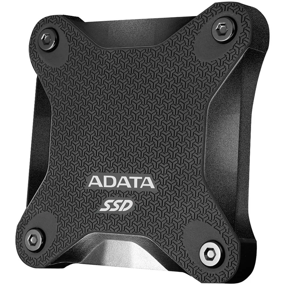 Imagem 4 de 5 do produto SSD Externo Portátil Adata Sd600q, 480GB, SATA, Leitura 440mb/s, Gravação 440mb/s, Preto - Asd600q-480gu31-cbk