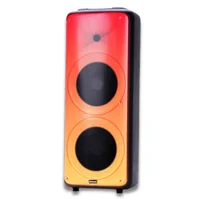 Caixa De Som Amvox Party Vox 2000w Rms Bluetooth Com LED E 2 Woofers Bivolt