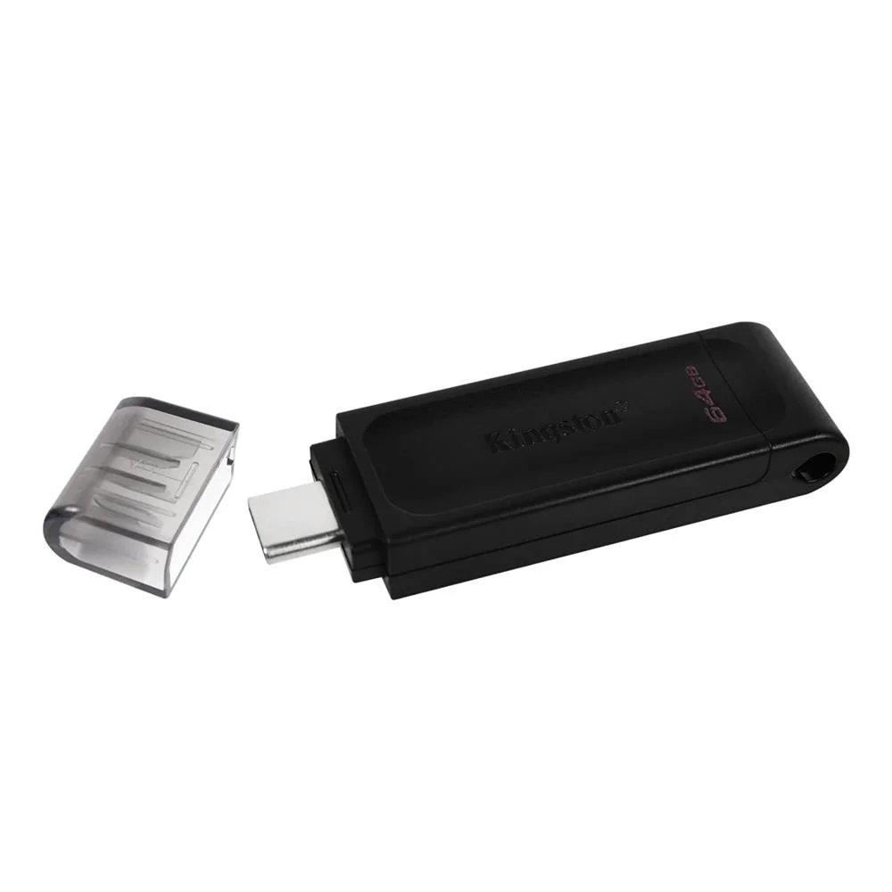 Imagem 5 de 5 do produto Pen Drive Kingston 64GB, USB-C 3.2, Datatraveler 70 - Dt70/64gb