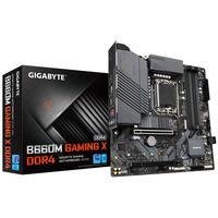 Placa Mãe Gigabyte para Intel 1700 B660M Gaming X 4x DDR4 mATX Placa-mãe de chipset Intel B660 com VRM digital híbrido de 8+1+1 fases, com design térm