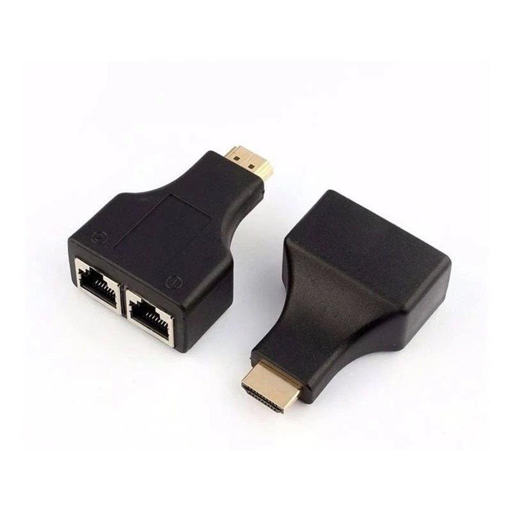 Extensor Knup HDMI 30 Metros Via Cabo De Rede Utp