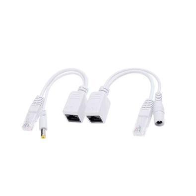Adaptador Poe Passivo, Kit Adaptador Injetor + Separador, Branco, Chipsce 018-0156