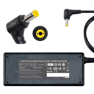 Fonte Carregador Para Acer Aspire 19v 4.74a 642