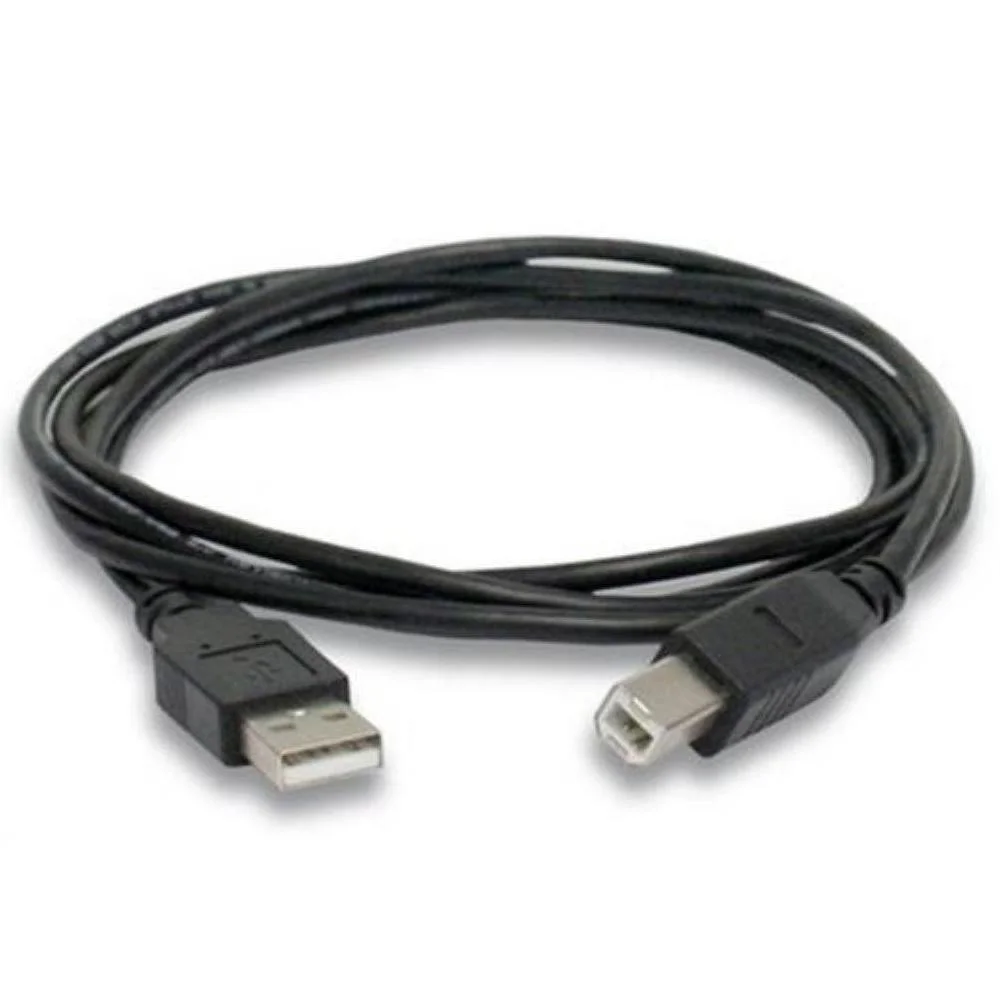 Imagem 2 de 3 do produto Cabo De Impressora USB 2.0 A-B Exbom, Para HP, Epson, Canon, Lexmark, 1.8M