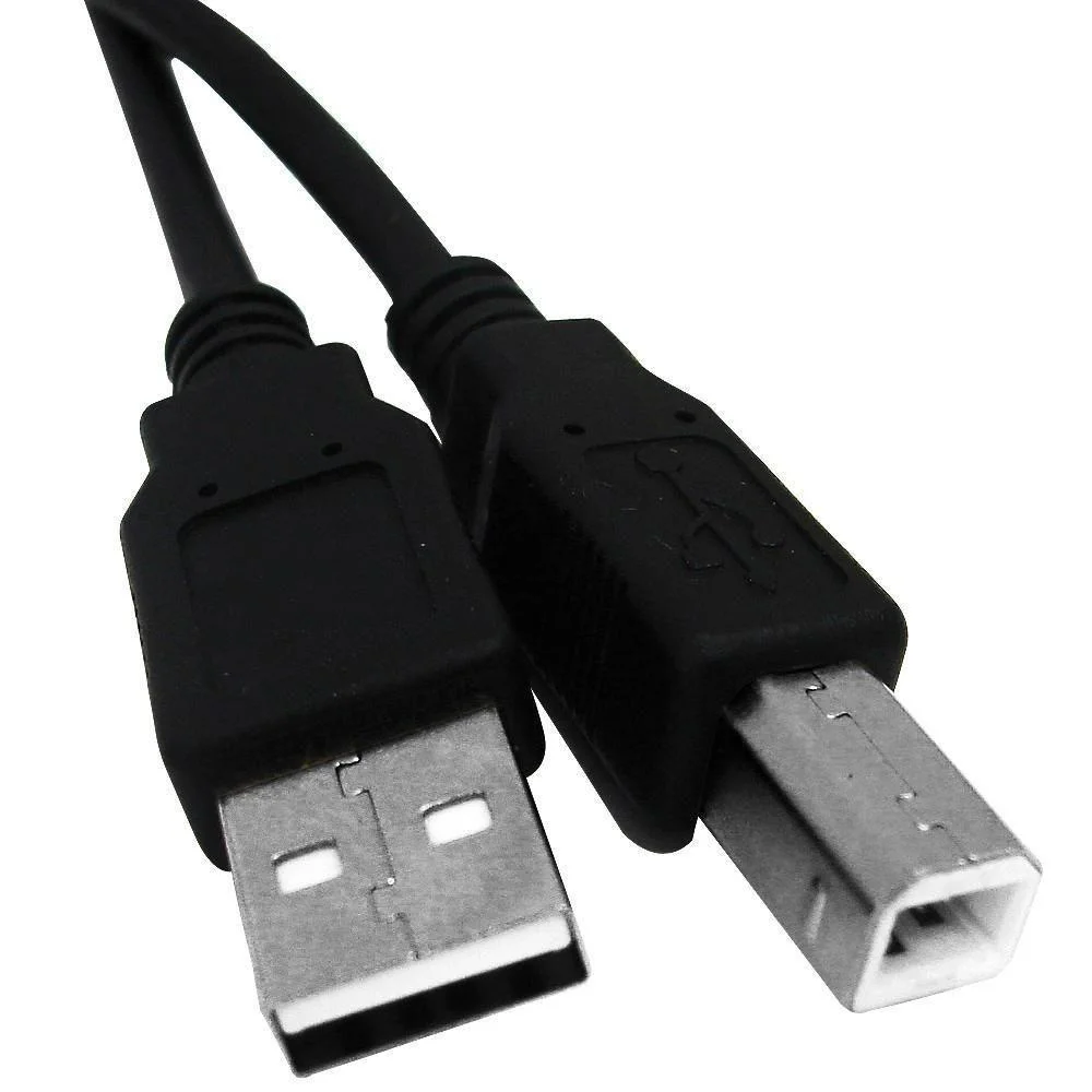 Imagem 3 de 3 do produto Cabo De Impressora USB 2.0 A-B Exbom, Para HP, Epson, Canon, Lexmark, 1.8M