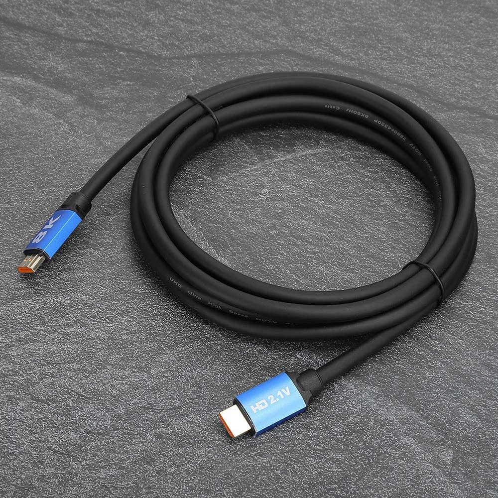 Imagem 3 de 3 do produto Cabo HDMI Fy 8k Trançado Ultra Alta Velocidade Até 48 Gbps