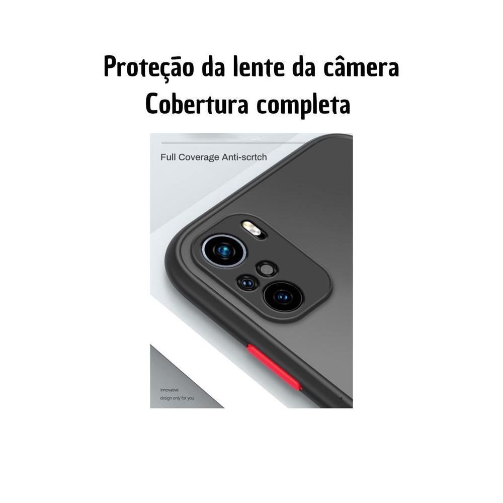 Imagem 5 de 5 do produto Capa Case À Prova De Choque Fosca Para Samsung Galaxy M33 5g