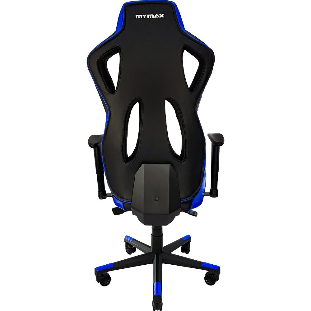 Cadeira Gamer, MX11, Giratória, Preto E Azul, Mymax Cadeira Gamer, MX11, Giratória, Preto E Azul, Mymax