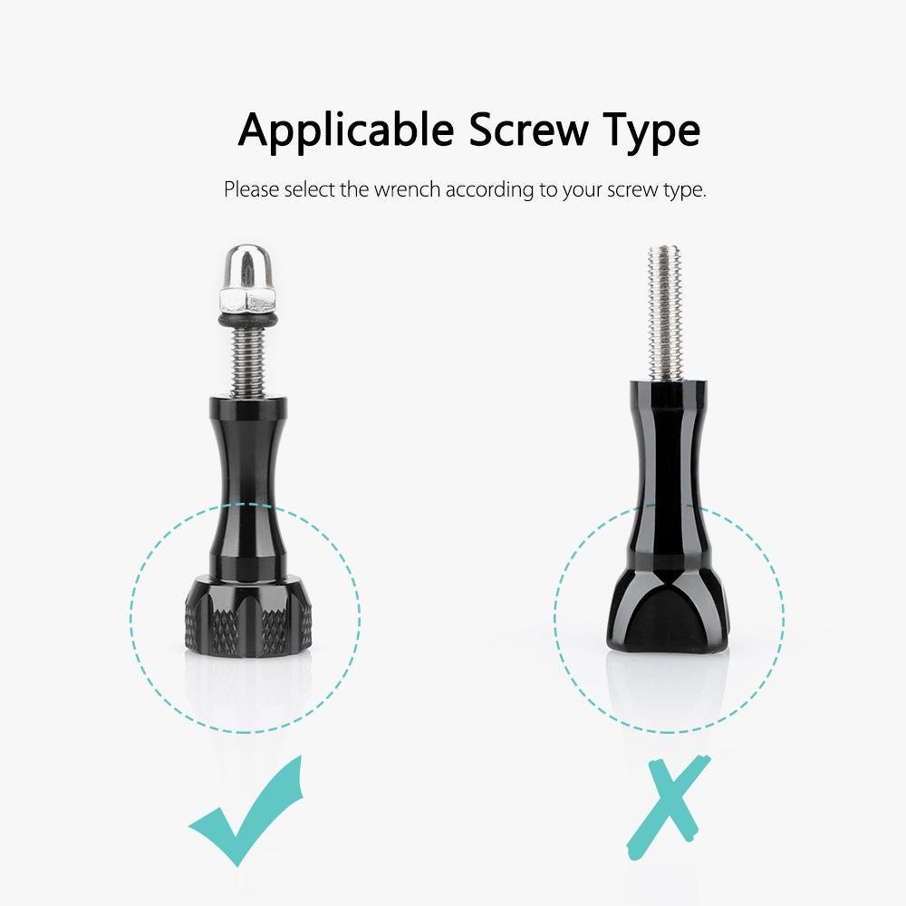 Imagem 3 de 5 do produto Chave De Aperto Para Parafusos De Alumínio Gopro E Similares