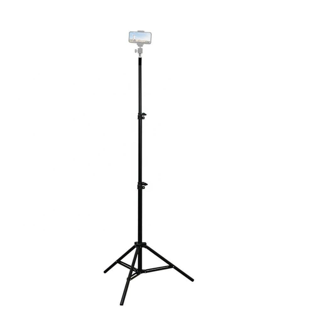 Tripé De Iluminação E Câmeras Encaixe 1/4 Polegadas - 1,14m