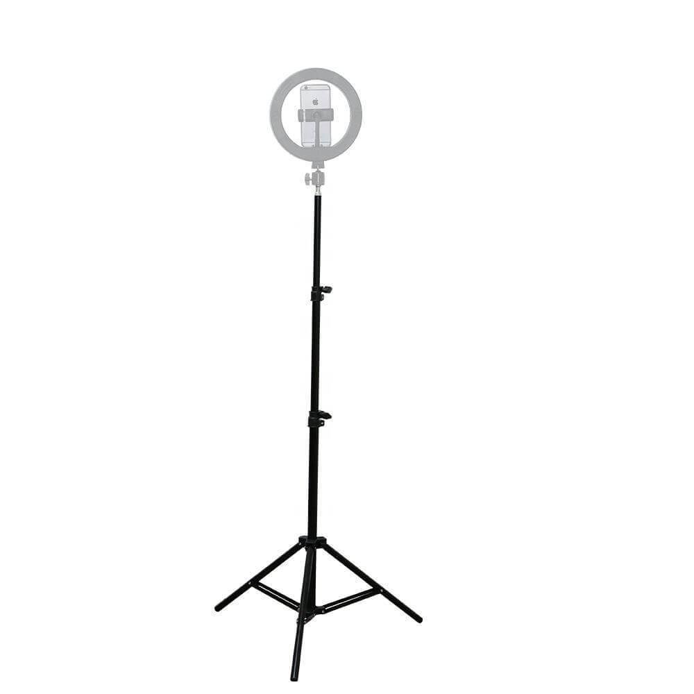 Tripé De Iluminação E Câmeras Encaixe 1/4 Polegadas - 1,14m