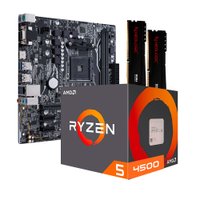 Kit Upgrade AMD Ryzen 5 4500, Placa Mãe A520M, 16GB DDR4, Neologic - Nli84048