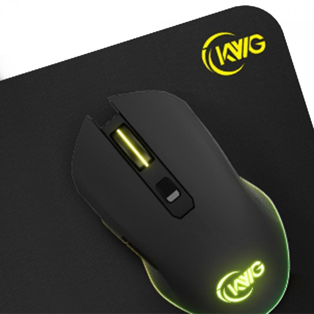 Imagem 4 de 4 do produto Kit Gamer, Teclado, Mouse, Mousepad, Headset, KWG, Draco - E1A