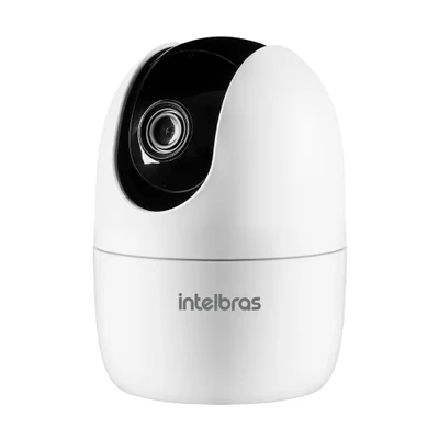 Câmera de Segurança Intelbras Dome Im4c, Wi-fi, Full HD Com Zoom Digital 16x, Branca + Cartão SD 32GB
