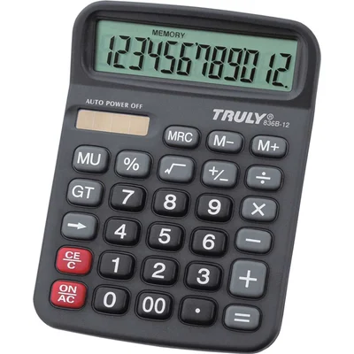 Calculadora De Mesa Truly 836b-12 12 Digitos