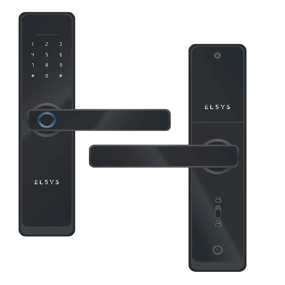 Imagem 2 de 3 do produto Fechadura Digital Elsys, De Embutir, WiFi, Com Biometria