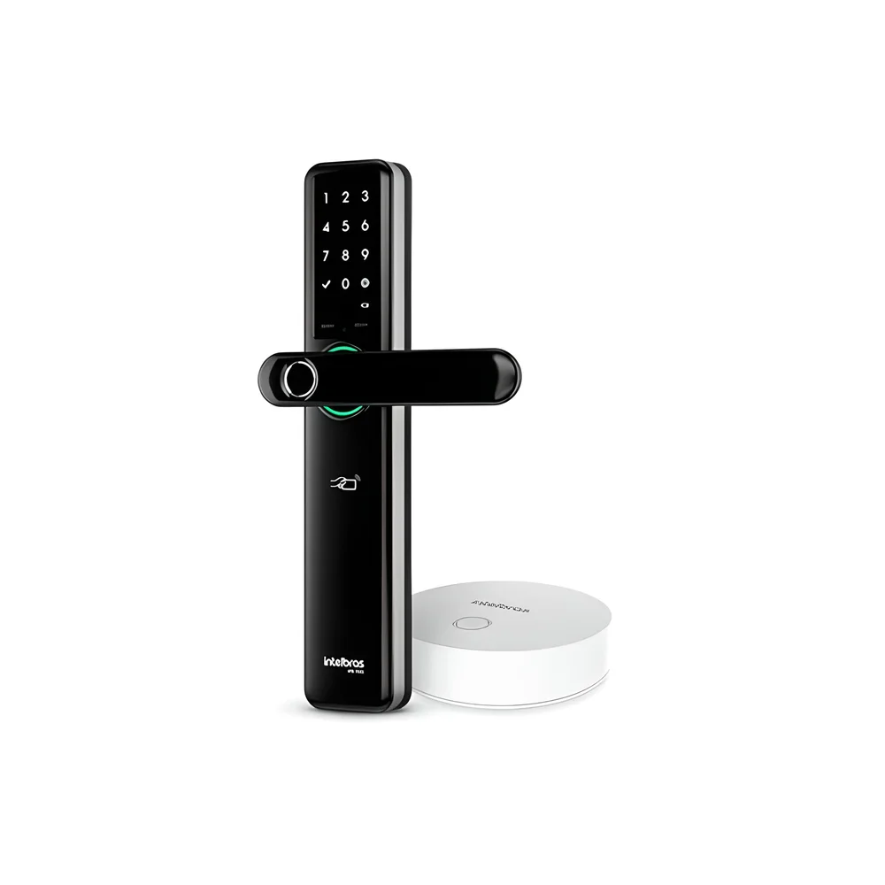 Fechadura Digital Sem Fio Intelbras Smart, Senha, Biometria, Tag, Chave Ou App Izy