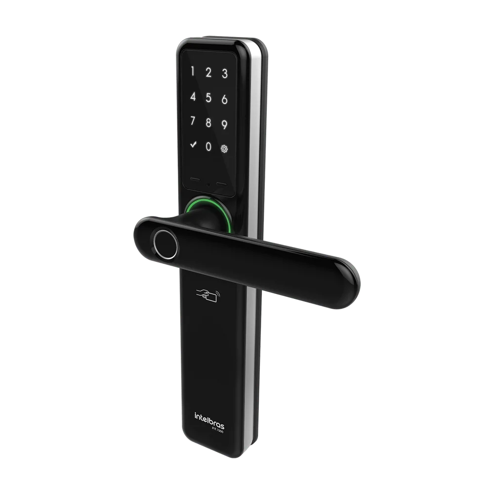 Fechadura Digital Sem Fio Intelbras Smart, Senha, Biometria, Tag, Chave Ou App Izy