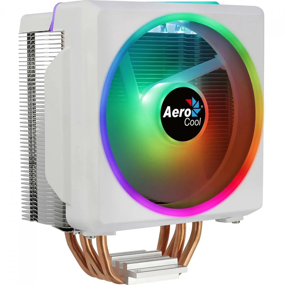 Cooler Para Processador AEROCOOL Cylon 4F, ARGB, Branco 6
