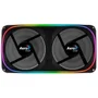 Cooler FAN AEROCOOL Astro 24, ARGB, Para Placa De Vídeo, Dual 3