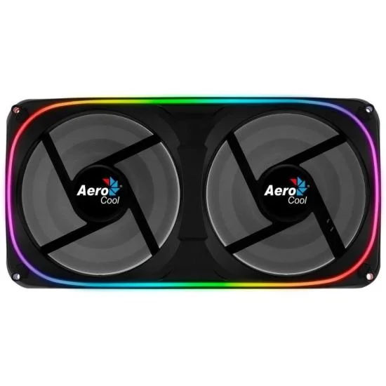 Cooler FAN AEROCOOL Astro 24, ARGB, Para Placa De Vídeo, Dual 4