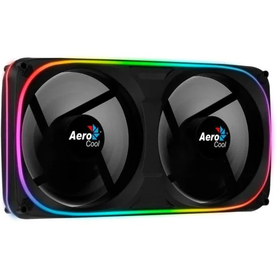 Imagem 4 de 5 do produto Cooler FAN AEROCOOL Astro 24, ARGB, Para Placa De Vídeo, Dual