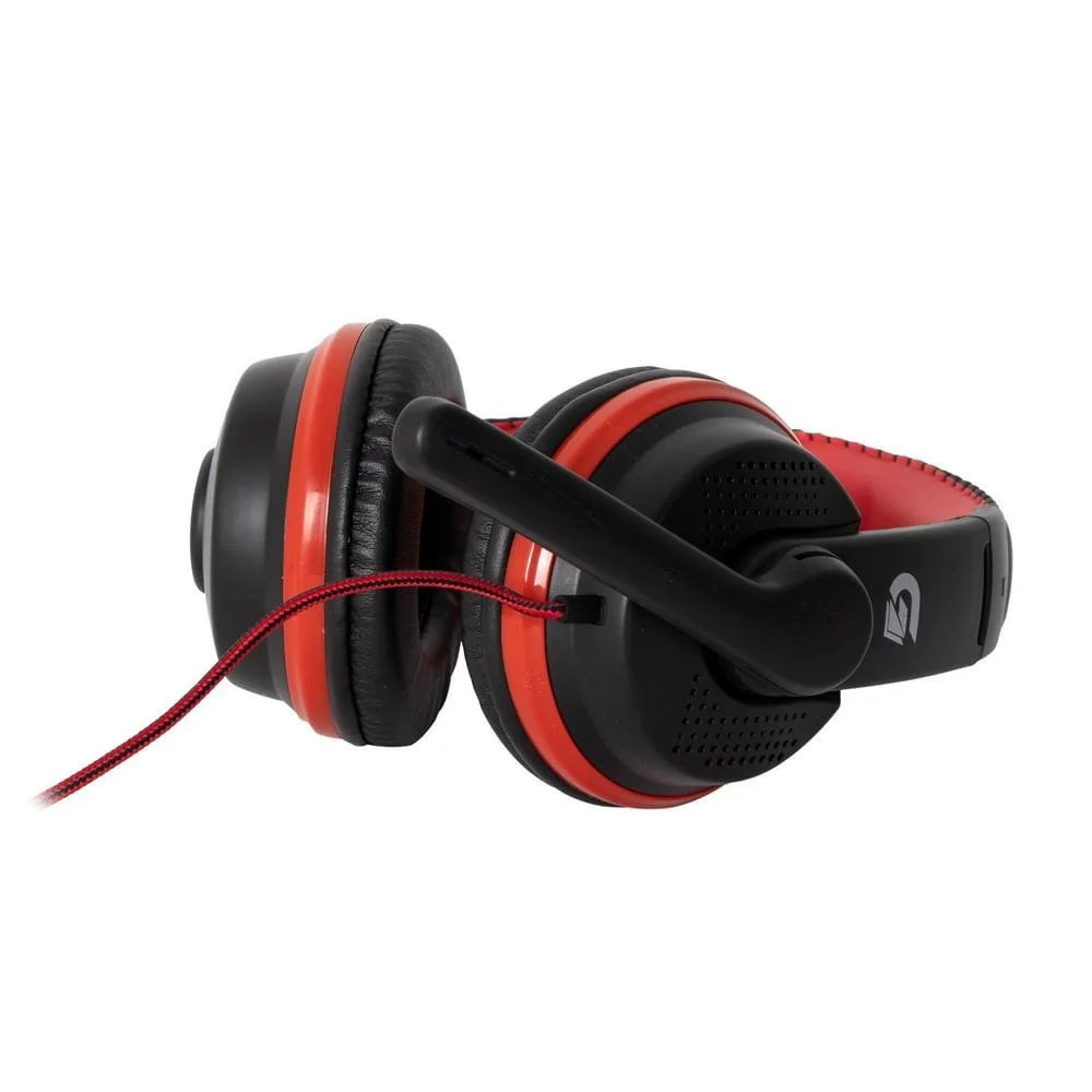 Headset Gamer Fortrek Spider Black, Driver 40mm, P3, Preto/Vermelho - 75252