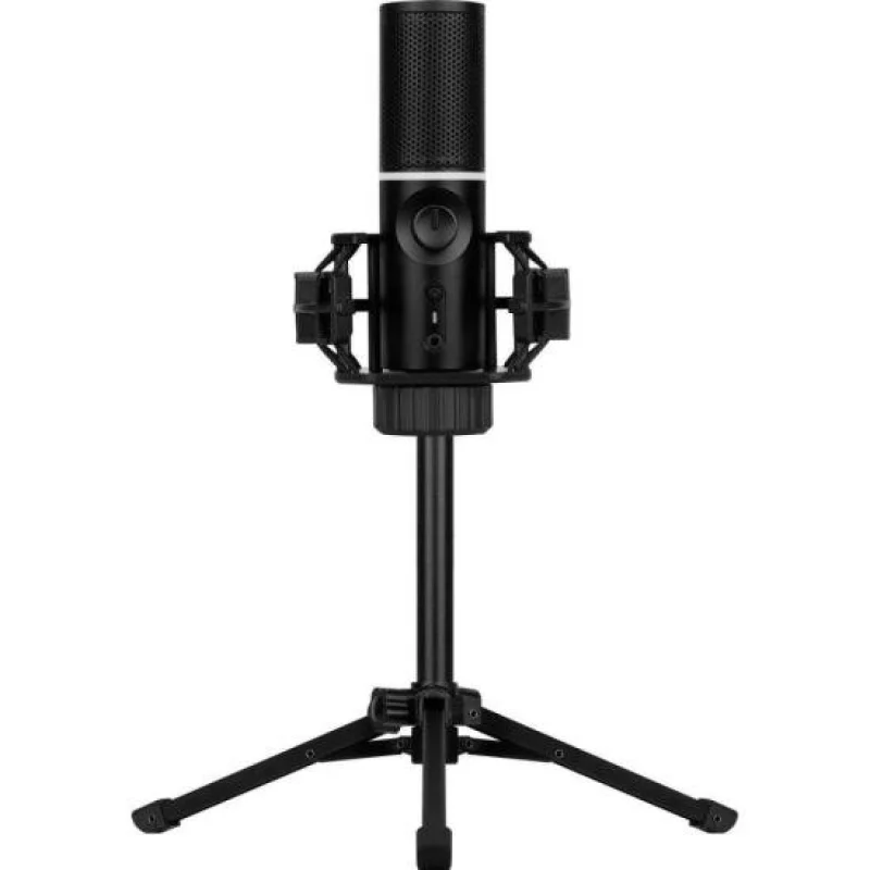 Imagem 3 de 5 do produto Microfone Gamer RGB Mic Tripod C/ Tripé Ajustável Preto Streamplify