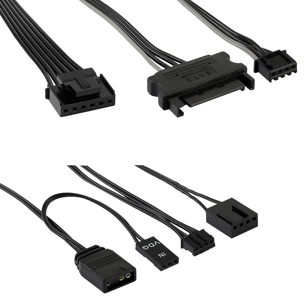 Kit Cooler FAN com 3 Unidades AEROCOOL Saturn 12 PRO, ARGB + HUB + Controle AEROCOOL 5