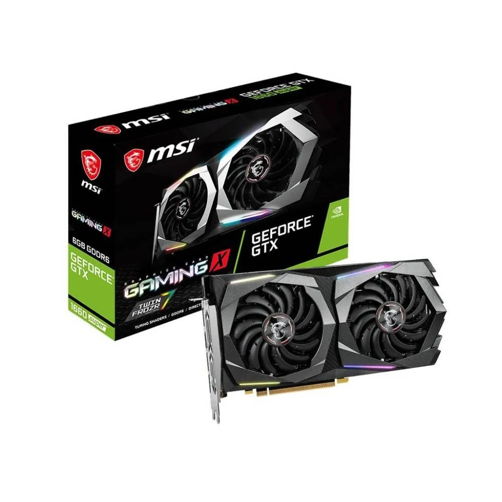 MSI GeForce GTX 1660 Super 本体 Placa De Vídeo Msi Gaming X GTX 1660 Super KaBuM
