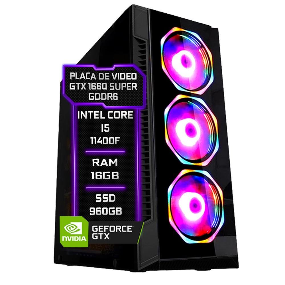 CPU Intel Core i5-11400F CPU 2.60 GHz Pc Gamer Fácil Core I5 11400f 11 Geraço KaBuM