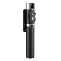 Mini Tripé Extensível Para Telefone (preto) Com Controle Sem Fio Bt