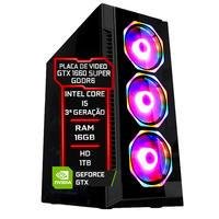 Pc Gamer Fácil Intel Core I5, 16GB, HD 1TB, Geforce Gtx 1660 Super 6GB - Fonte 750w